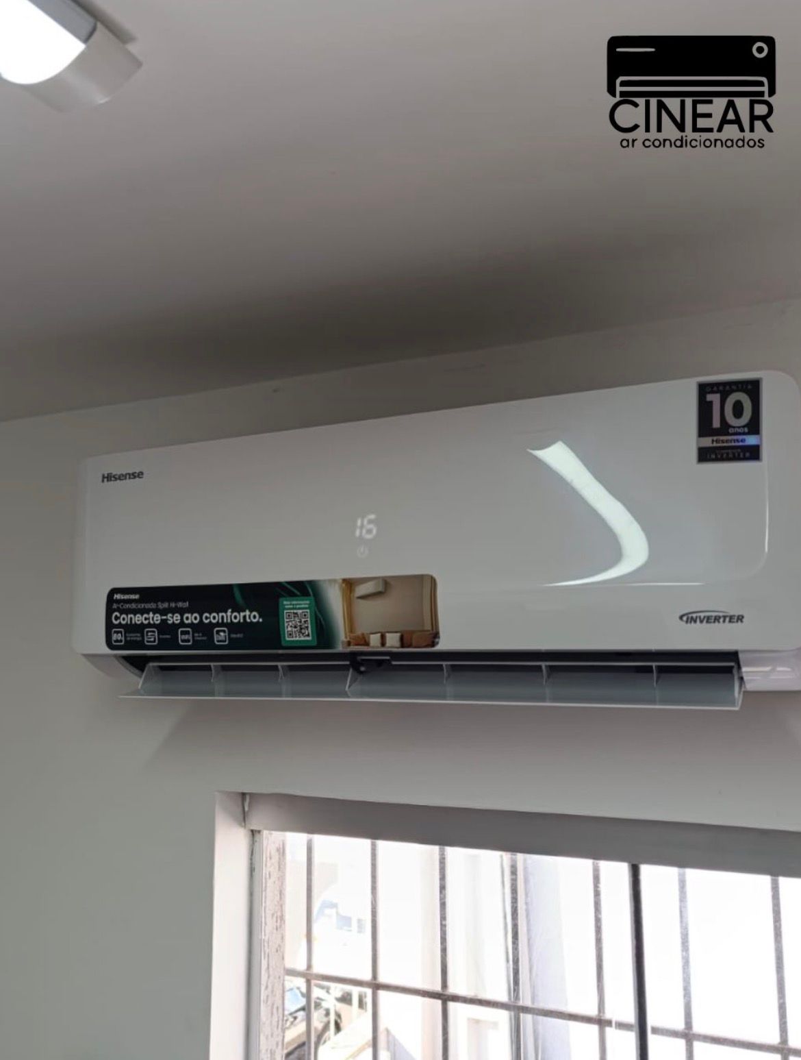 Ar-condicionado Hisense instalado
